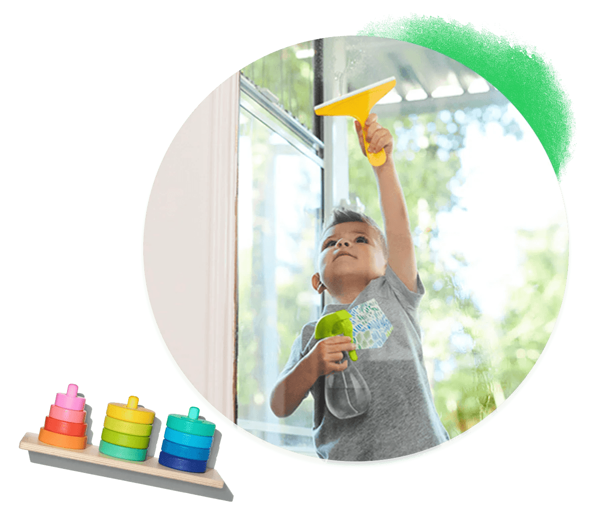 2-year-olds playing with toys from The Play Kits 